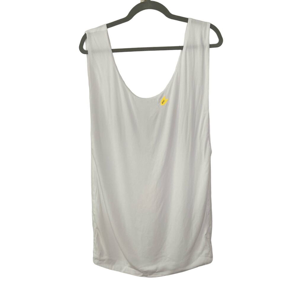 Indah Tank Top Jersey Lightweight Layering Basics Office Preppy Casual Work S